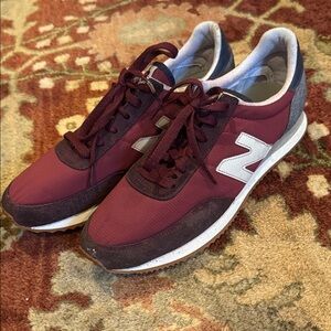New Balance Women’s 720 Maroon and White Sneakers